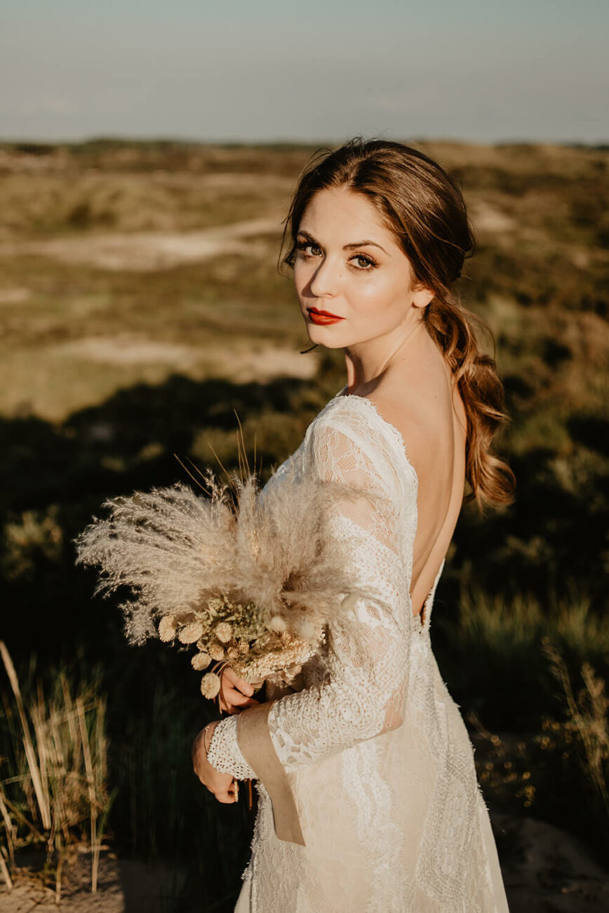 Boho Brautstyling