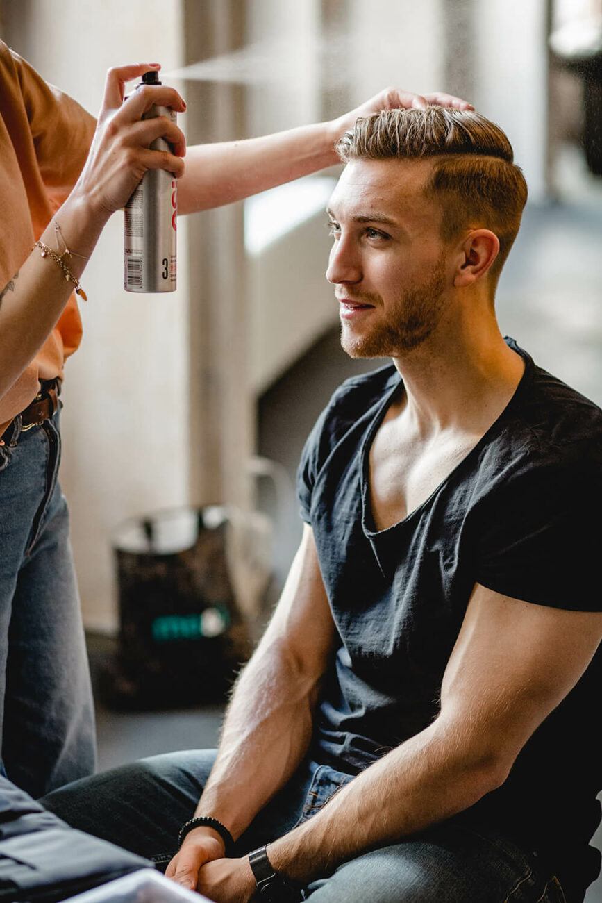 Männerfrisur Hairstyling